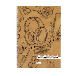 Keskin Color Spiralli Müzik Defteri A4 40 Yaprak 290300-99 - Thumbnail
