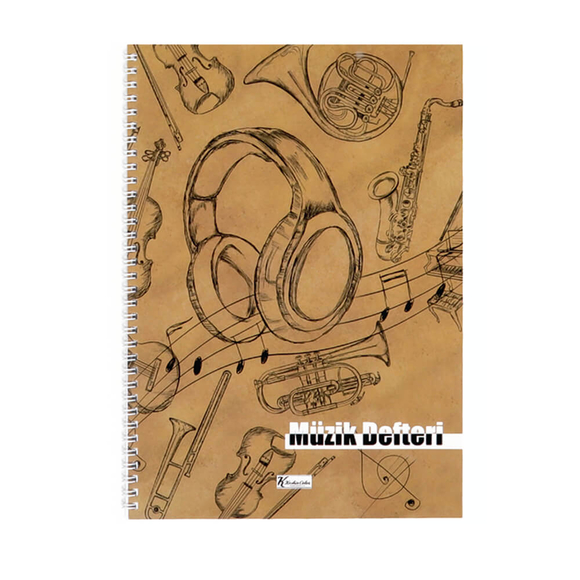 Keskin Color Spiralli Müzik Defteri A4 40 Yaprak 290300-99 