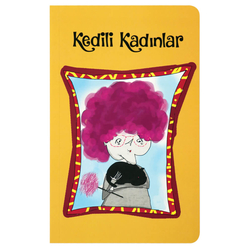 Keskin Color Taylor Kedili Kadınlar Çizgili Bloknot 13x21 cm 40 Yaprak 140389 - Thumbnail