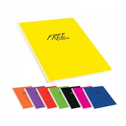 Keskin Free A4 Pp. Kapak Defter 60yp. Düz 320400-99 - Thumbnail