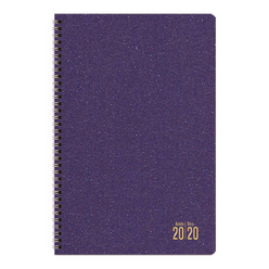 Keskincolor - Keskin Haftalık Spiralli Ajanda Renkli Kraft 2020 20x28 cm 830219-99