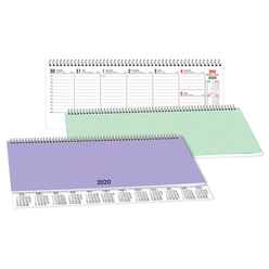 Keskincolor - Keskin Haftalık Spiralli PP Kapak Masa Ajandası 2020 830110-99 Aj-80