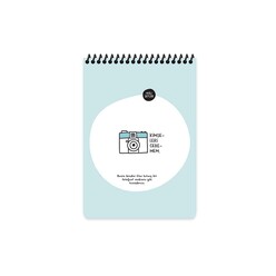 Keskin Hisli Şeyler - Kimseleri Çekemem 80 Yaprak Çizgili Üstten Spiralli Karton Kapak A5 Defter 500570-99 - Thumbnail