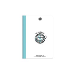 Keskin Hisli Şeyler - Mavi A5 80 Yaprak Renkli Sayfa Çizgili Defter 500640-99 - Thumbnail