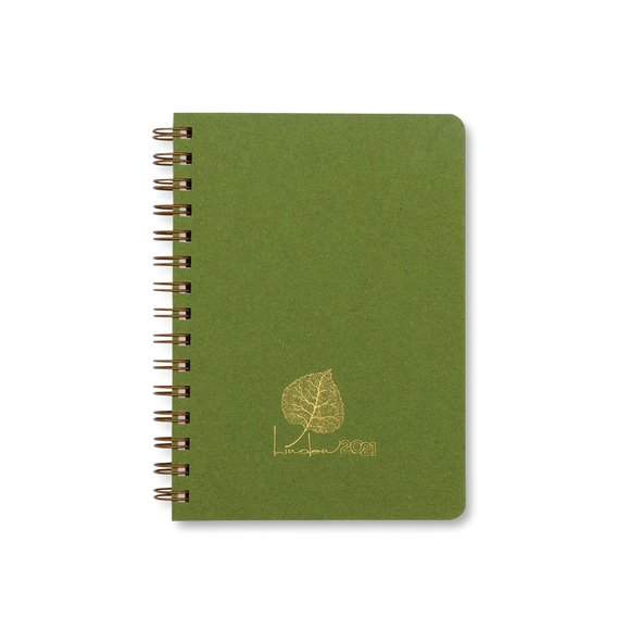 Keskin Linden Günlük Ajanda Yeşil 2021 14x20cm