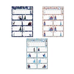 Keskin Okul Etiketi Ders Programlı Frozen II 220130-92 - Thumbnail