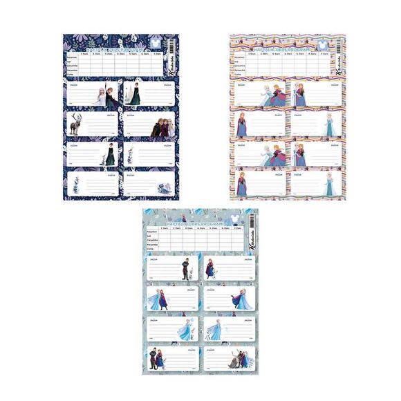 Keskin Okul Etiketi Ders Programlı Frozen II 220130-92 