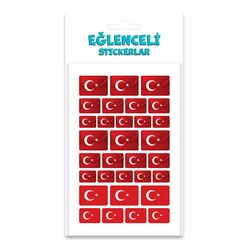 Keskin Puffy Sticker - Bayrak 221203-99 - Thumbnail