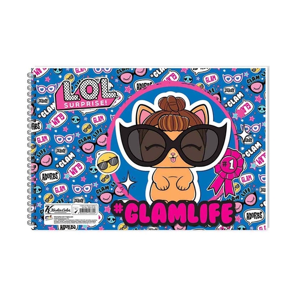 Keskin Resim Defteri 17x25cm 15yp L.O.L 300115-93 