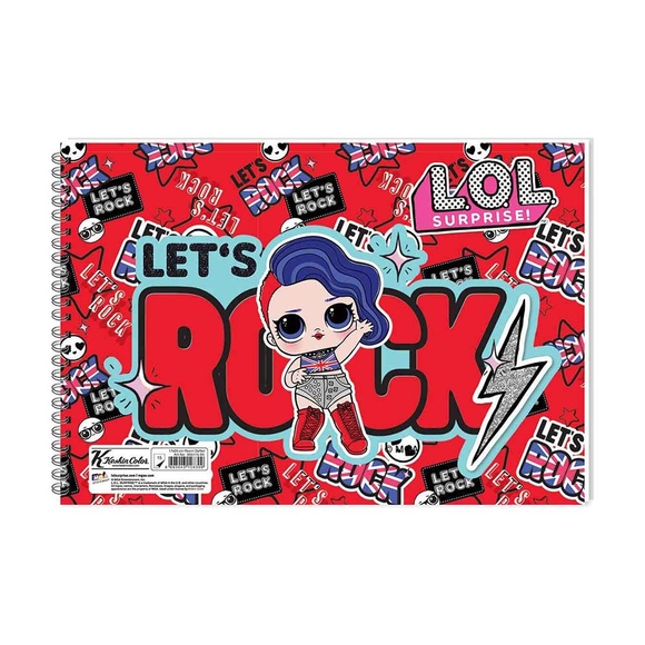 Keskin Resim Defteri 17x25cm 15yp L.O.L 300115-93 