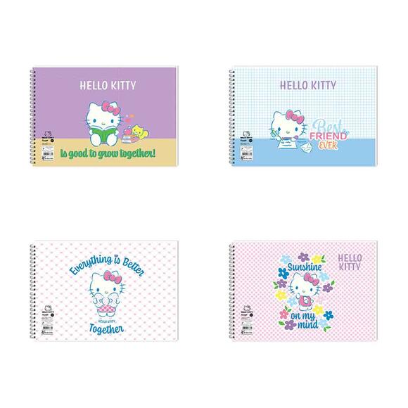 Keskin Resim Defteri 17x25cm Spiralli 15yp. Hello Kitty 300115-08