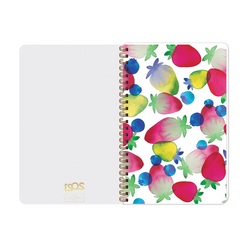 Keskin Turnowsky PP Kapak Haftalık Ajanda  Berry 2021 13x19,5cm - Thumbnail