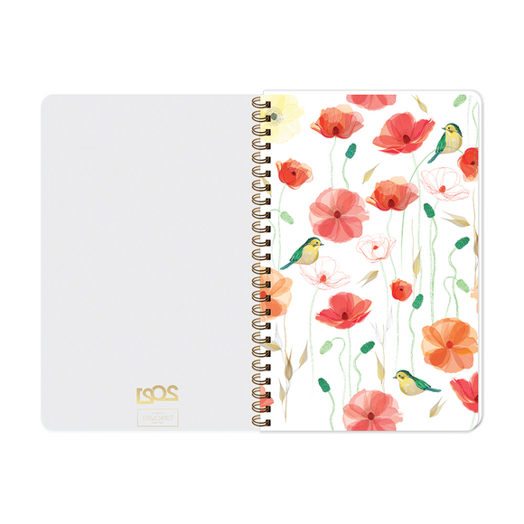 Keskin Turnowsky PP Kapak Haftalık Ajanda Kırmızı 2021 13x19,5cm