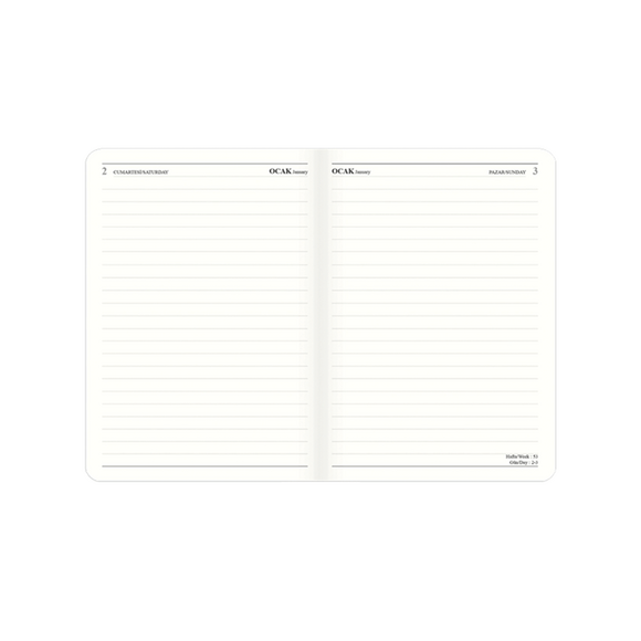 Keskin Turnowsky Touch Günlük Ajanda Violet 2021 9x14