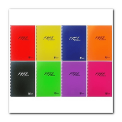 Keskincolor Free Spiralli PP A4 120 Yp Çizgili Defter - Thumbnail