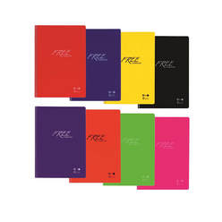 Keskincolor Free Spiralli PP A4 120 Yp Kareli Defter - Thumbnail