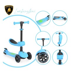 Kick N Roll L5 2In1 Scooter Mavi - Thumbnail