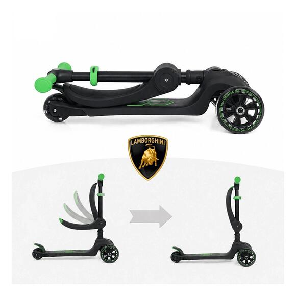 Kick N Roll L5 2In1 Scooter Siyah