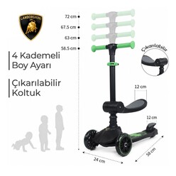 Kick N Roll L5 2In1 Scooter Siyah - Thumbnail