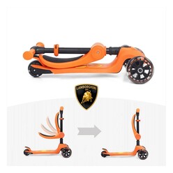 Kick N Roll L5 2In1 Scooter Turuncu - Thumbnail