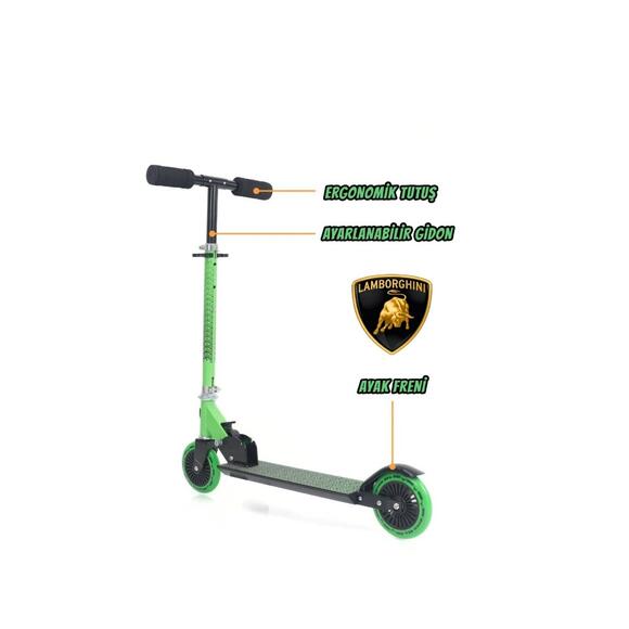 Kick N Roll L6-120 Scooter Yeşil