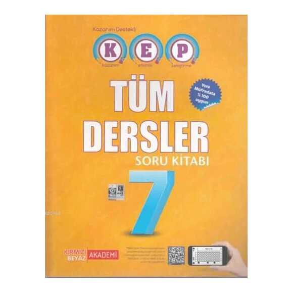 Kırmızı Beyaz 7.Sınıf Kep Tüm Dersler Soru Bankası