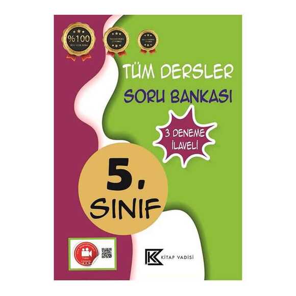 Kitap Vadisi 5.Sınıf Tüm Dersler Soru Bankası (3 Deneme İlaveli)
