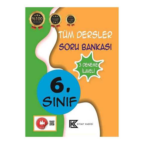 Kitap Vadisi 6.Sınıf Tüm Dersler Soru Bankası (3 Deneme İlaveli)