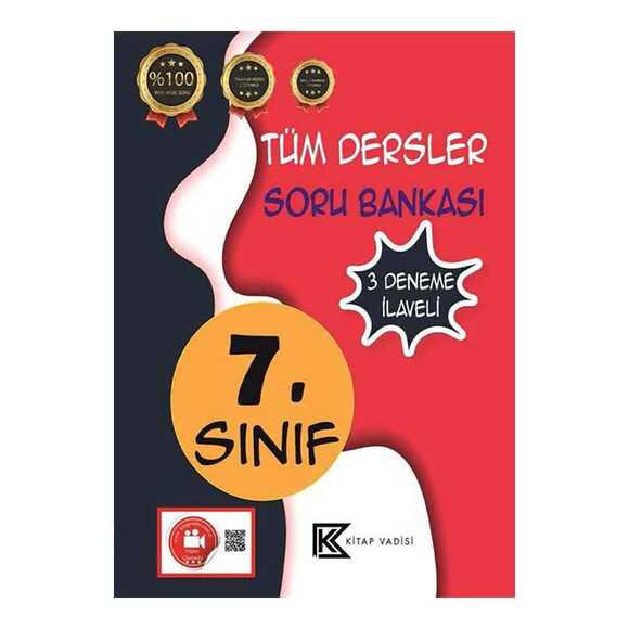Kitap Vadisi 7.Sınıf Tüm Dersler Soru Bankası (3 Deneme İlaveli)