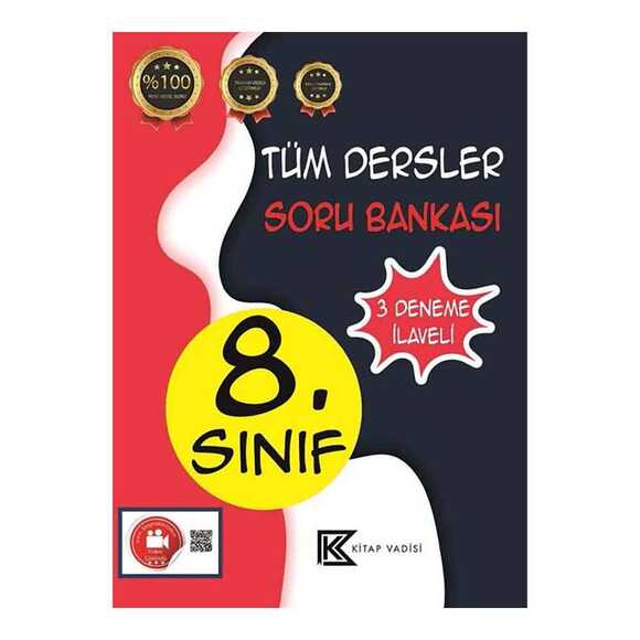 Kitap Vadisi 8.Sınıf Tüm Dersler Soru Bankası (3 Deneme İlaveli)