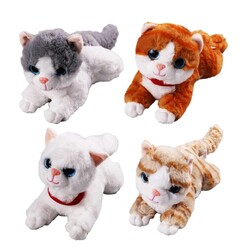 Kızılkaya - Kızılkaya Peluş 25Cm Kedi Yatan Sesli 2309034