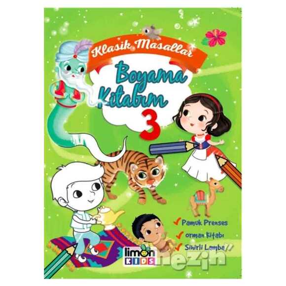 Klasik Masallar Boyama Kitabım 3