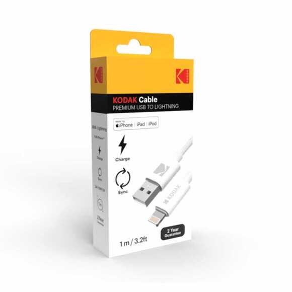 Kodak 30425996 İphone İçin Usb To Lightning Şarj Kablosu 1M