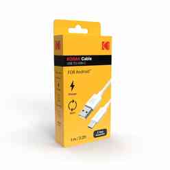 Kodak 30525965 Android İçin Usb To Type C Şarj Kablosu 1M - Thumbnail