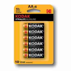 Kodak Xtralife Alkaline Pil AA 4+2 - Thumbnail
