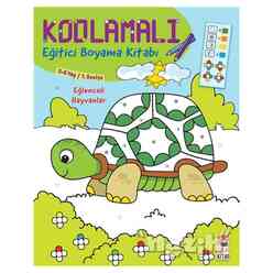 Kodlamalı Eğitici Boyama Kitabı - Eğlenceli Hayvanlar (5-6 Yaş 1. Seviye) - Thumbnail