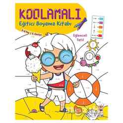 Kodlamalı Eğitici Boyama Kitabı - Eğlenceli Tatil (5- 6 Yaş 2. Seviye) - Thumbnail