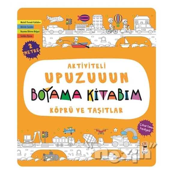 Köprü ve Taşıtlar - Aktiviteli Upuzuuun Boyama Kitabım