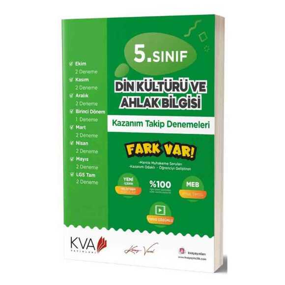 Koray Varol 5. Sınıf Din Kültürü Ve Ahlak Bilgisi Kazanım Takip Denemeleri 2020