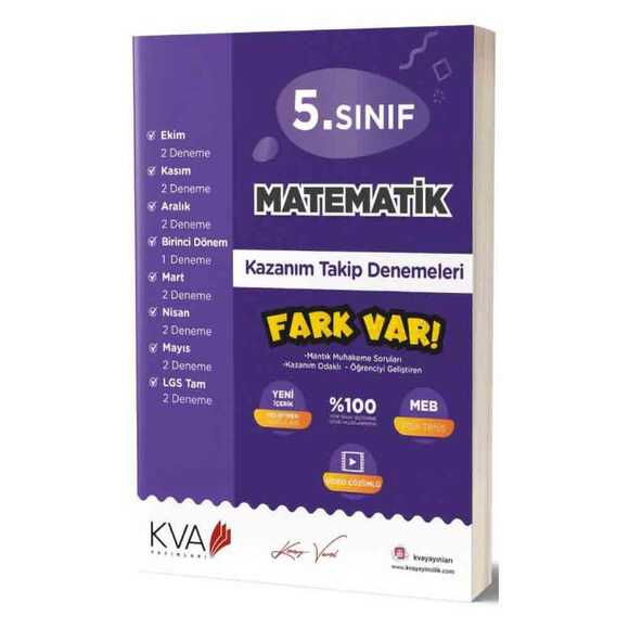 Koray Varol 5. Sınıf Matematik Kazanım Takip Denemeleri 2020