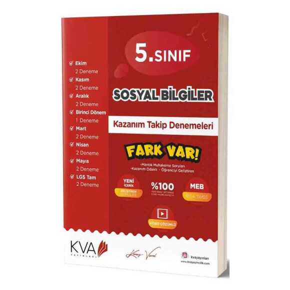Koray Varol 5. Sınıf Sosyal Bilgiler Kazanım Takip Denemeleri 2020