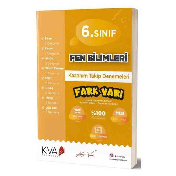 Koray Varol 6. Sınıf Fen Bilimleri Kazanım Takip Denemeleri 2020