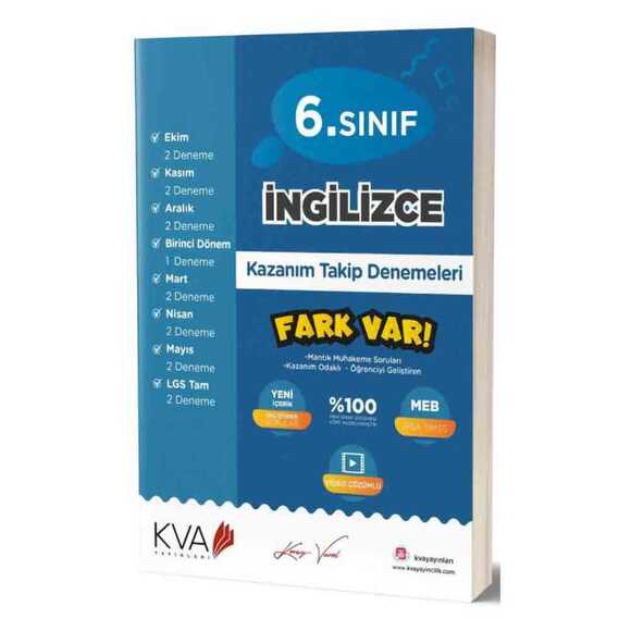 Koray Varol 6. Sınıf İngilizce Kazanım Takip Denemeleri 2020