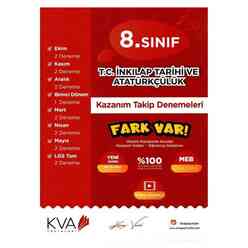 Koray Varol - Koray Varol 8. Sınıf T.C. İnkılap Tarihi Ve Atatürkçülük Kazanım Takip Denemeleri 2020