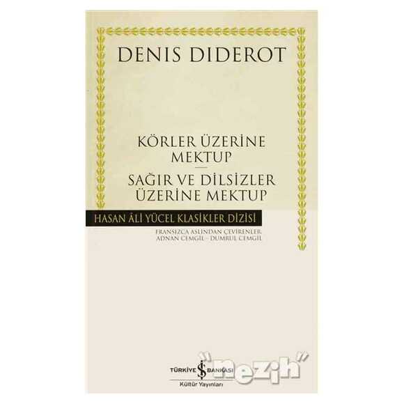 Körler Üzerine Mektup - Sağırlar ve Dilsizler Üzerine Mektup