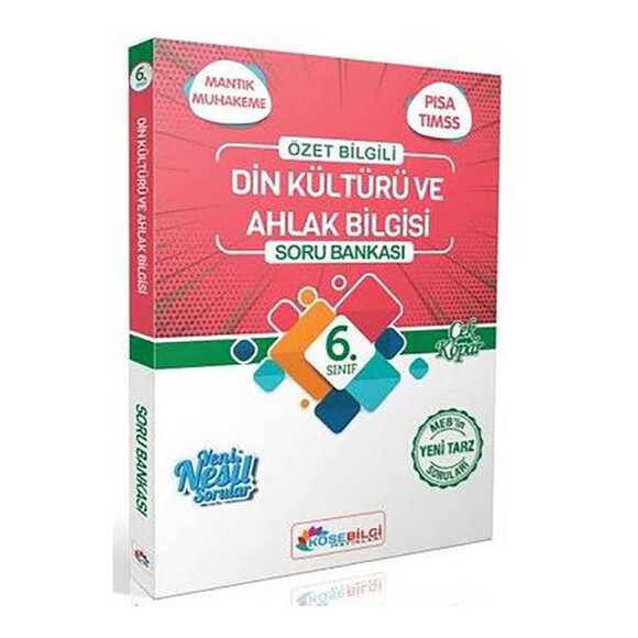 Köşebilgi 6.Sınıf Din Kültürü Özet Bilgili Soru Bankası 2022