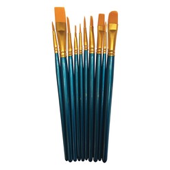 Kosida - Kosida Akrilik Fırça Seti Hobby Akrilik Set 10’lu