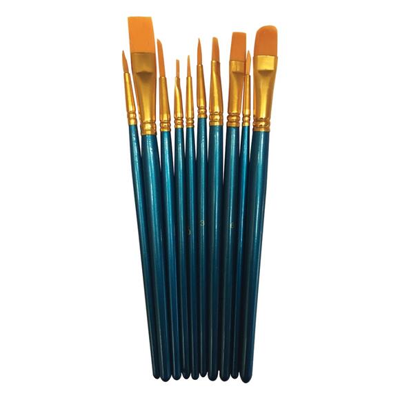 Kosida Akrilik Fırça Seti Hobby Akrilik Set 10’lu