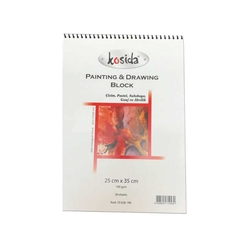 Kosida Painting Drawing Block 190gr 25x35cm 10198 - Thumbnail