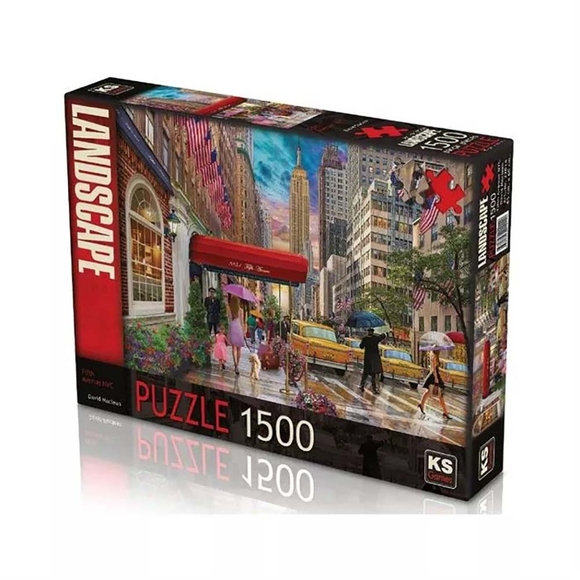 Ks Games Puzzle 1500 Parça Fifty Avenue Nyc 22014